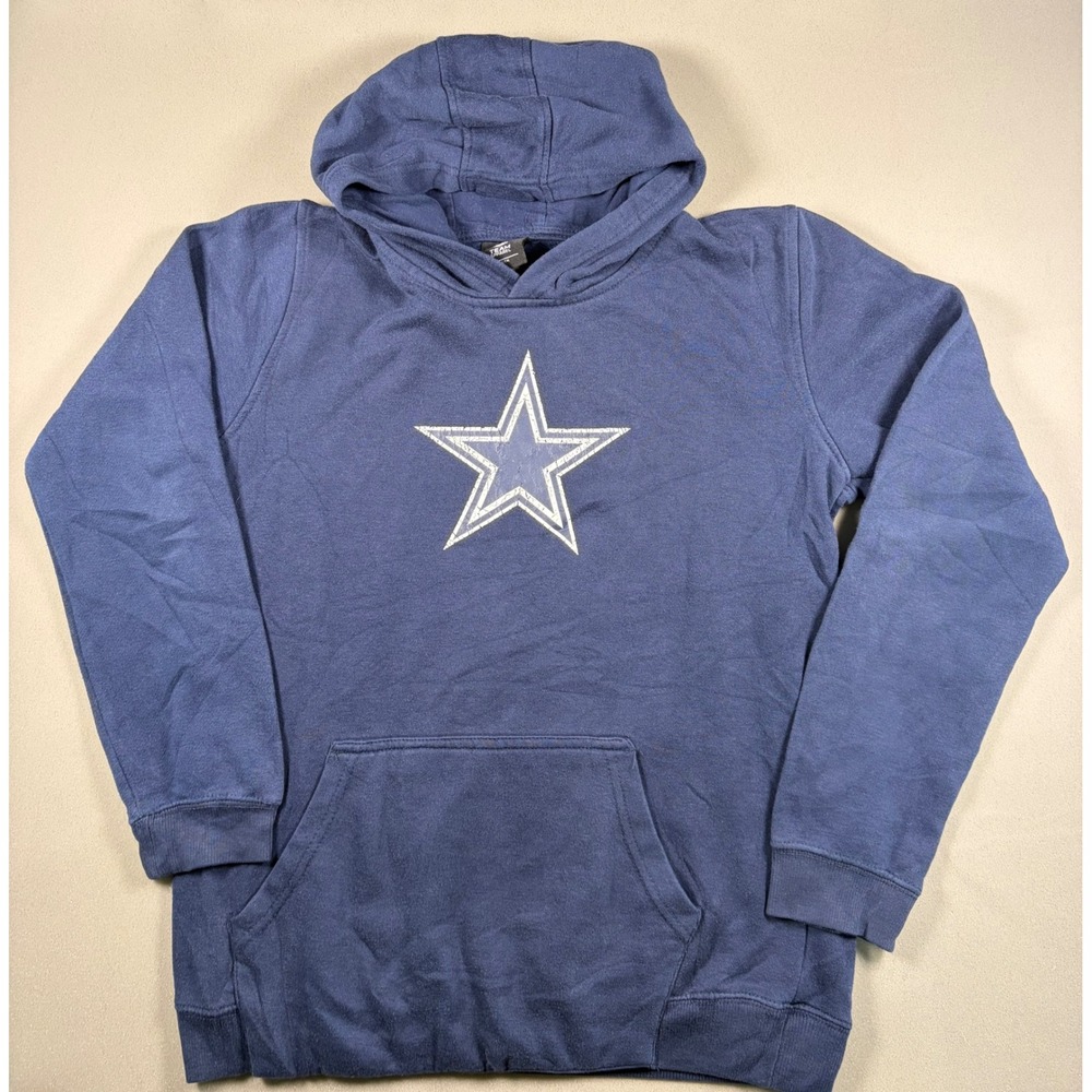 Dallas Cowboys NFL Team Apparel Hoodie Youth XL Navy Blue Star Logo Sweatshirt
